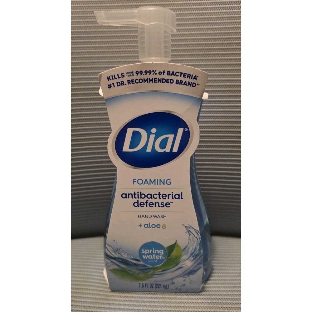 Dial Antibacterial Defense Foam Hand Soap + Aloe Kills 99.9% of Bacteria 7.5 Oz